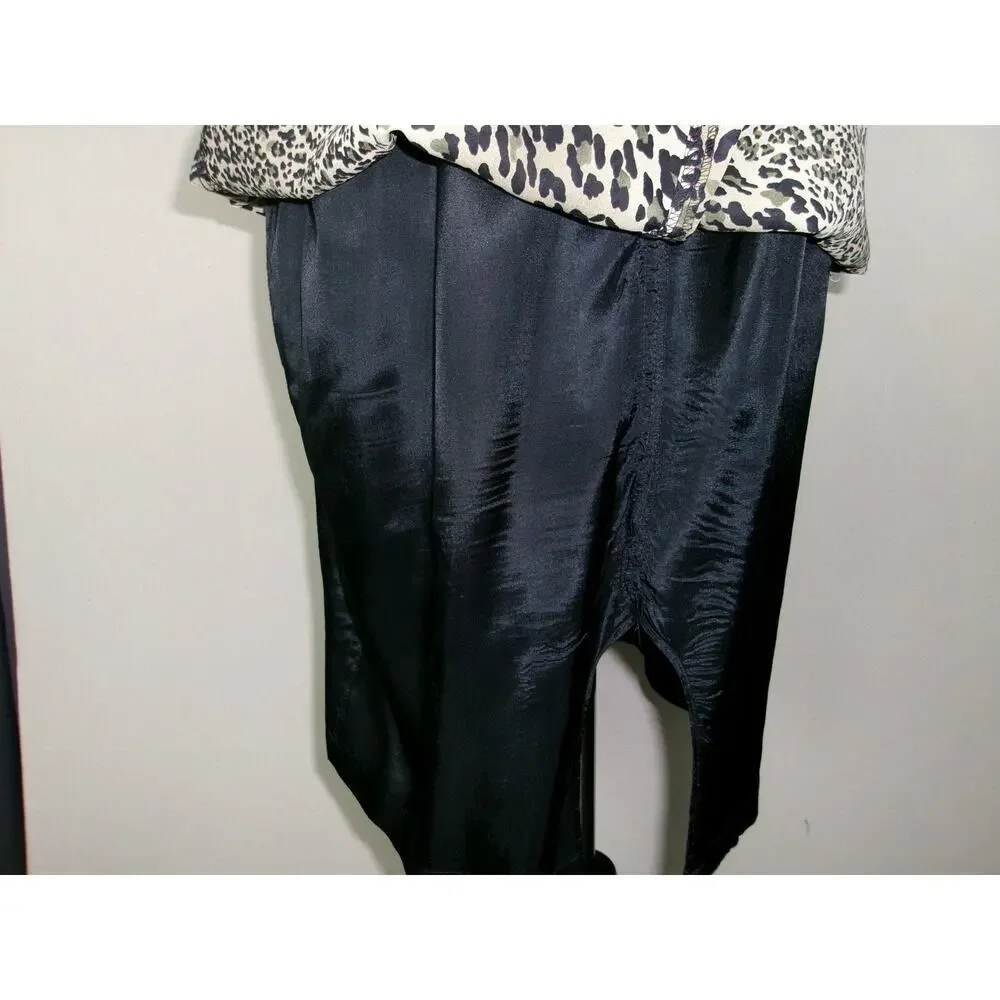 Sheath Dress Animal Print Sz‎ 14 Sleeveless Zip Up Back Lined Y2K Made In USA